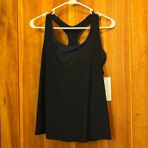 Athleta 2 in 1 Ultimate Support Top. Integrated sport bra and tank top.